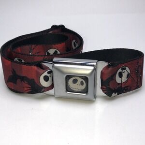 Buckle Down Disney Jack Skellington Nightmare Before Christmas Belt Seatbelt